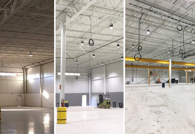 XJ-HBS100W & 150W High Bays in Indiana, USA