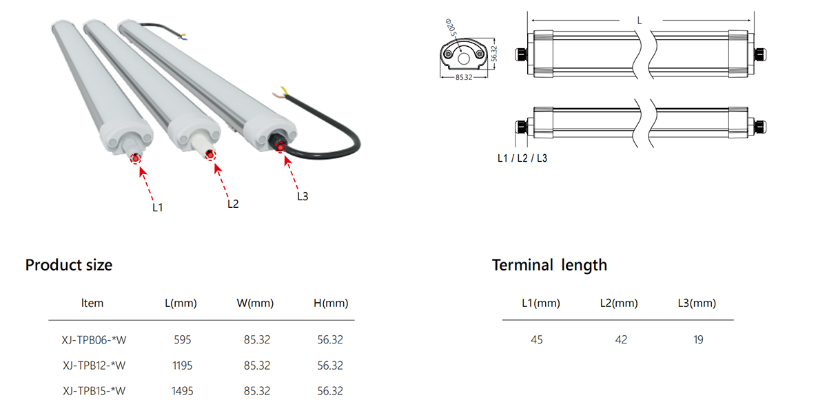 TPB SERIES_SEEKING LED-LIGHTING LIMITED Dimension